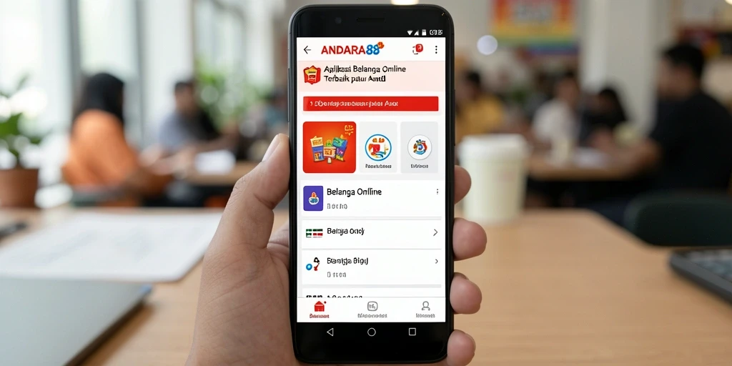 Antarmuka pengguna ANDARA88 yang modern dan intuitif.