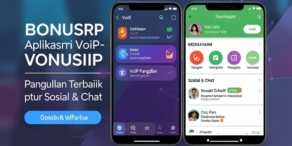 Antarmuka aplikasi BONUSRP untuk VoIP Panggilan yang ramah pengguna.