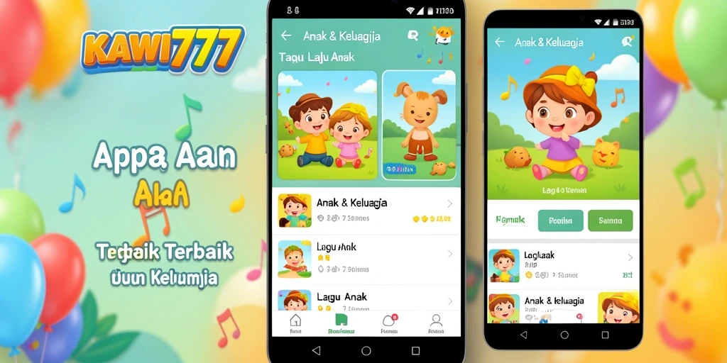 Tampilan antarmuka KAWI777 yang ceria dan menarik.