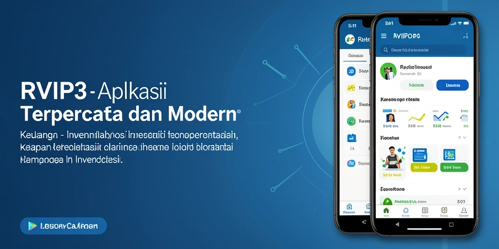 Tampilan antarmuka pengguna RVIP3 yang modern dan fungsional.