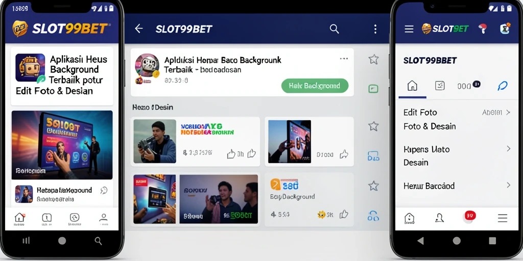 Antarmuka SLOT99BET saat menghapus latar belakang gambar.